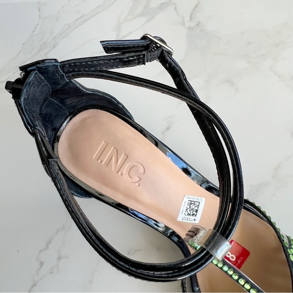 INC INTERNATIONAL CONCEPTS Sovena T-Strap Rhinestone Pumps Size 8 - Picture 8 of 16